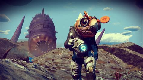 no man's sky giant sand worm.